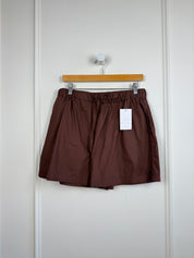 Na Nin Brown Drawstring Short (L)