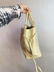 Il Bisonte Cream Leather Bag