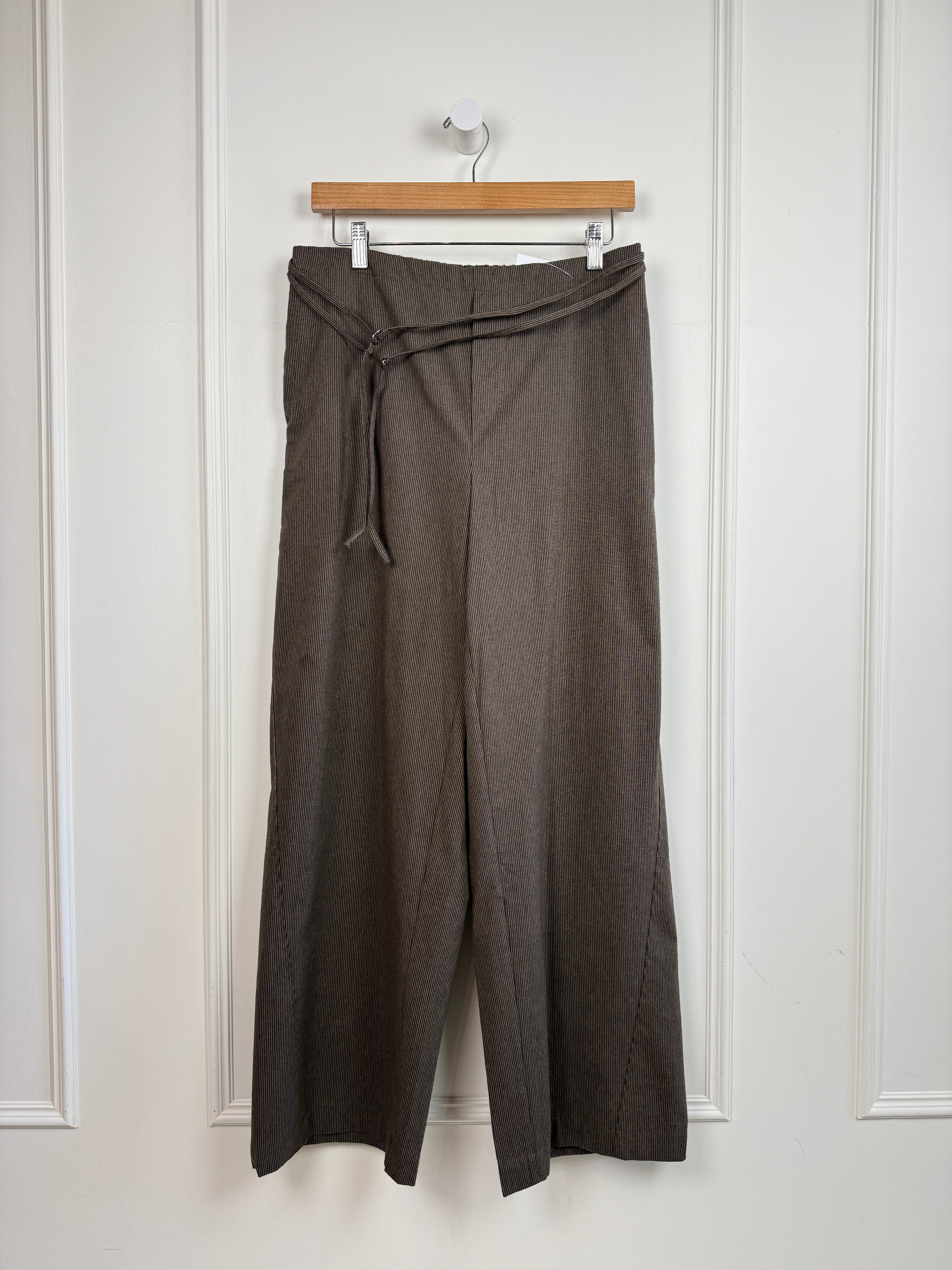 Deiji Striped Belted Pants (M)