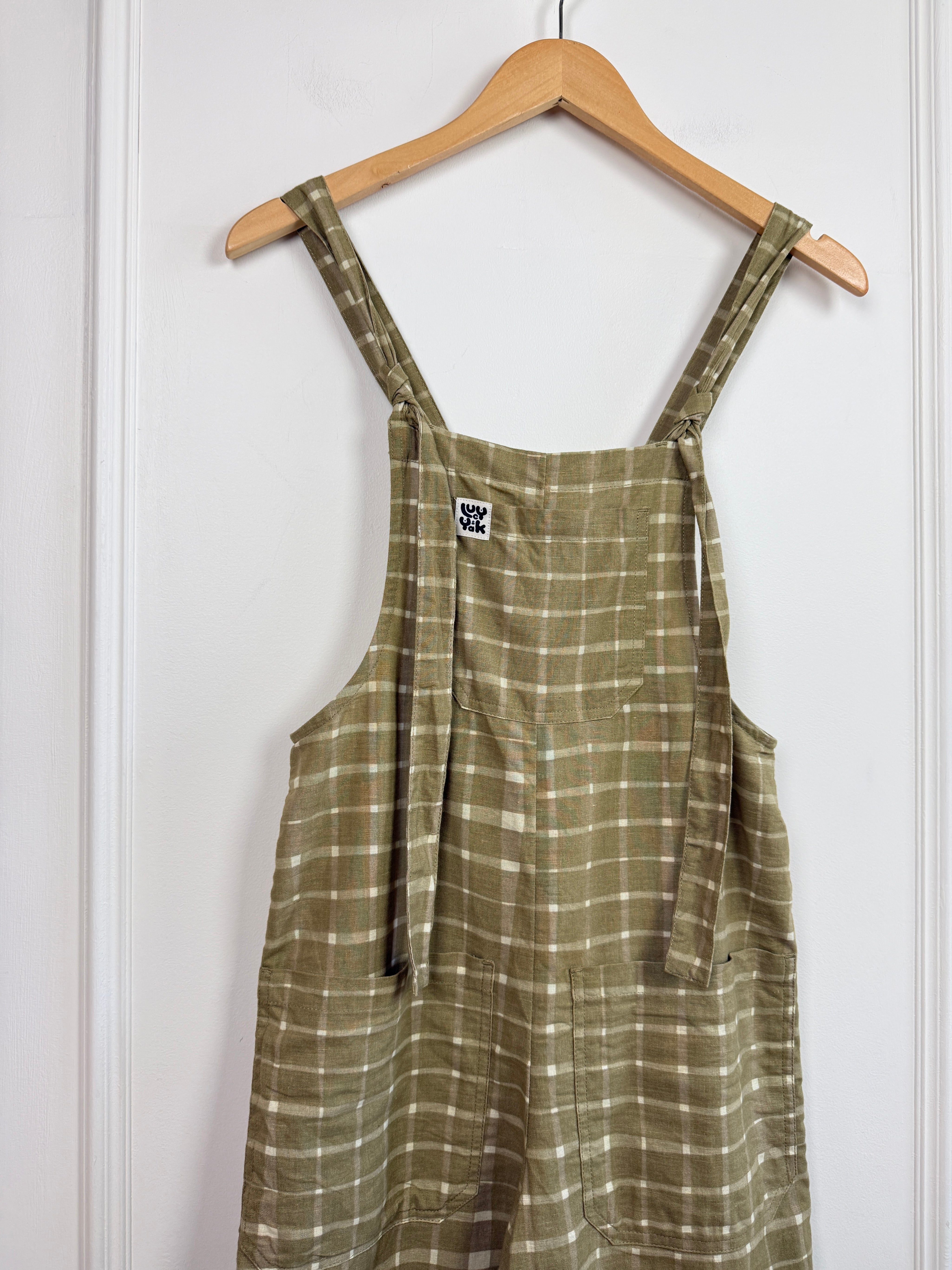 Lucy & Yak Plaid Overalls (0/XS)