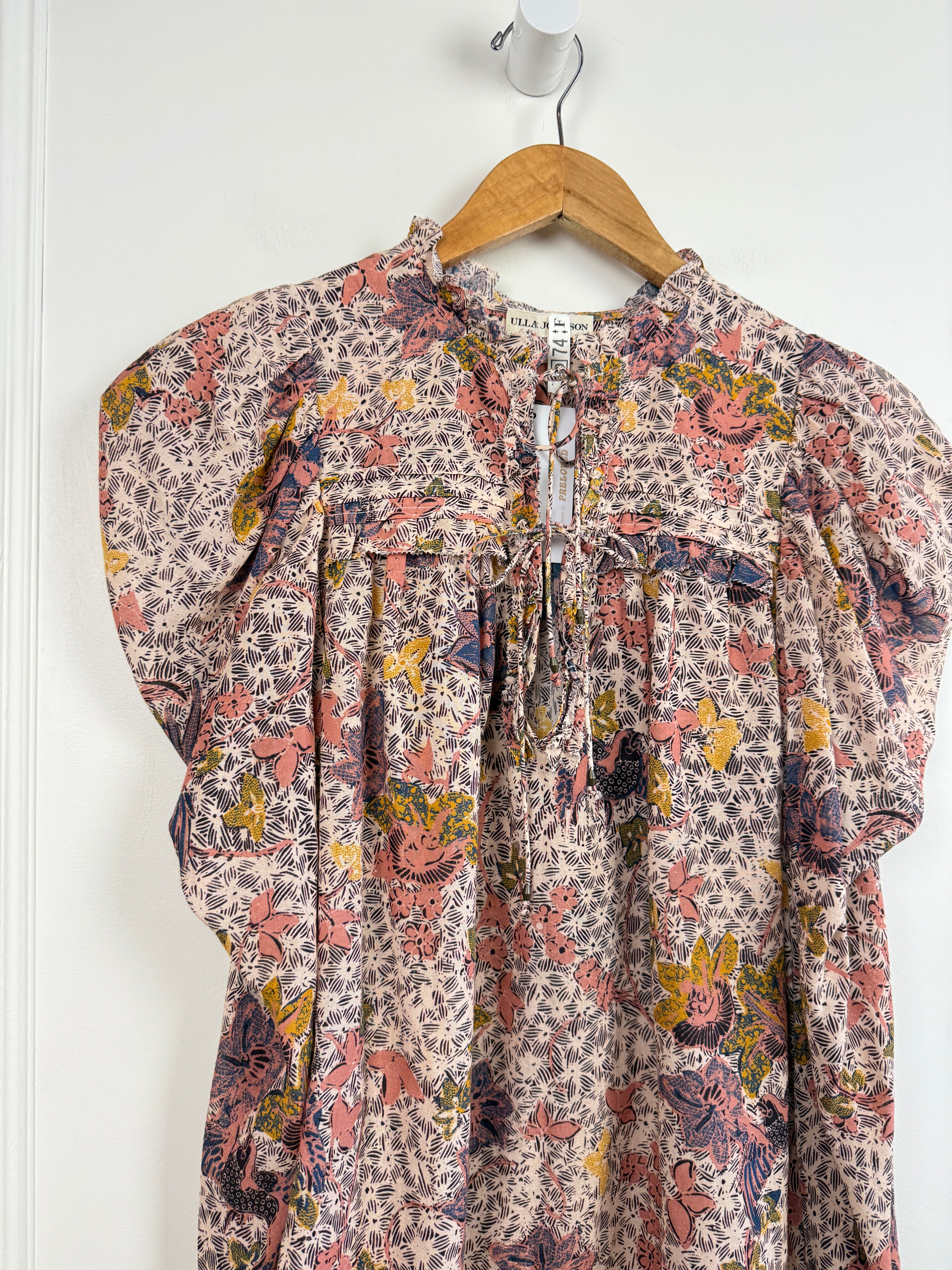 Ulla Johnson Pattern Blouse (2/S)