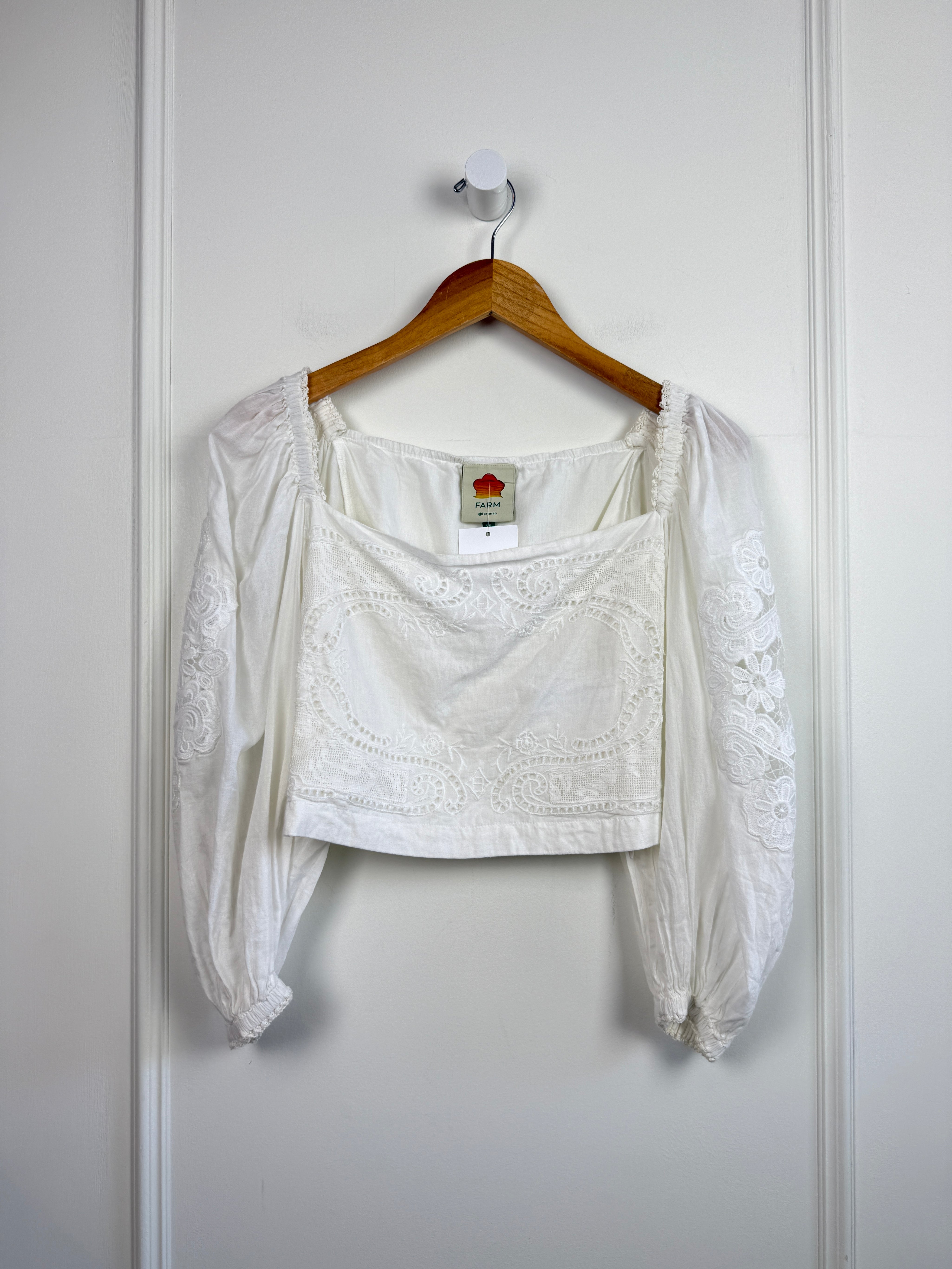 Farm Rio White Top (XS)