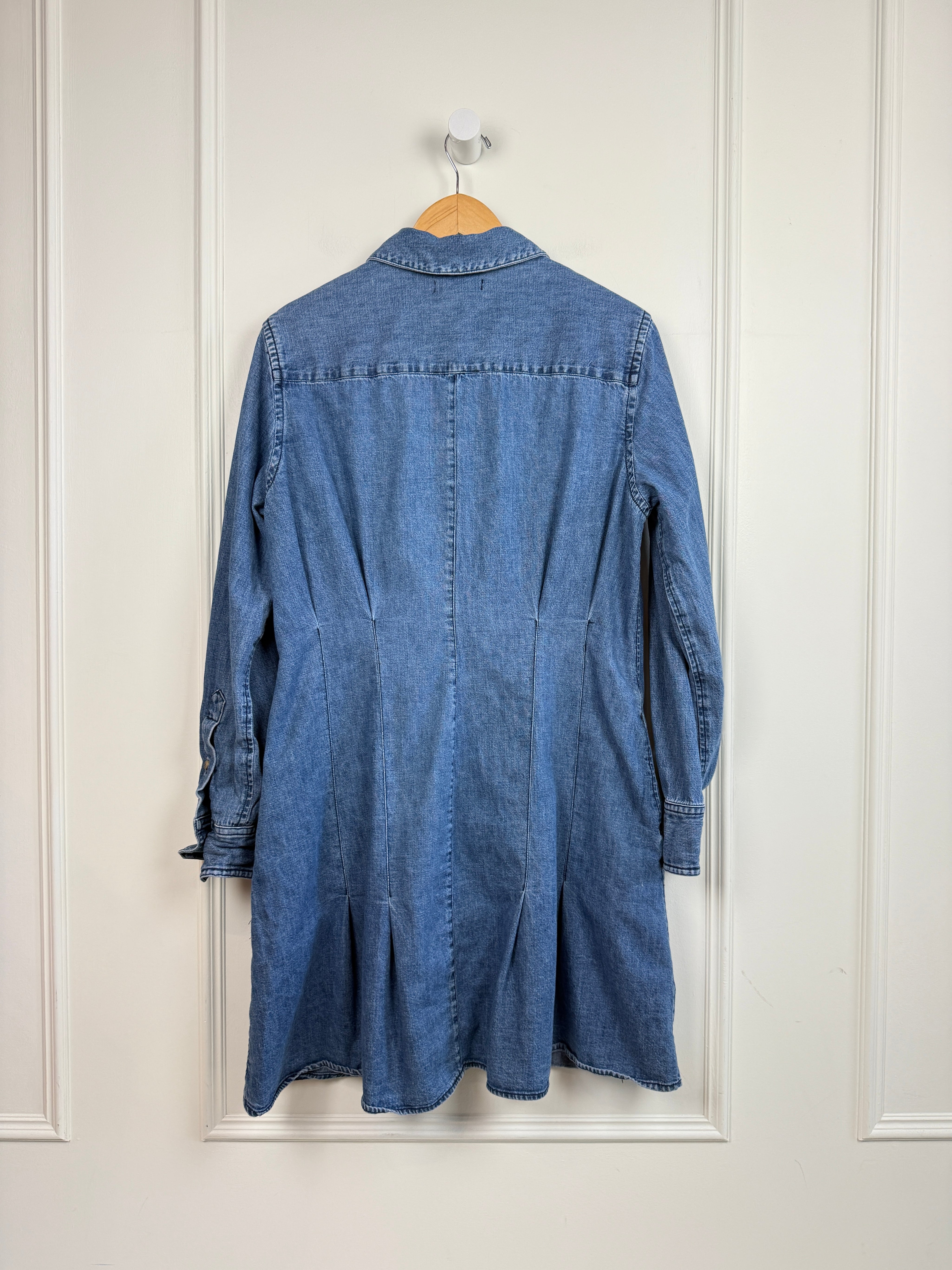 alex mill denim dress Alexis Dress in Denim Paris Medium Wash / LG