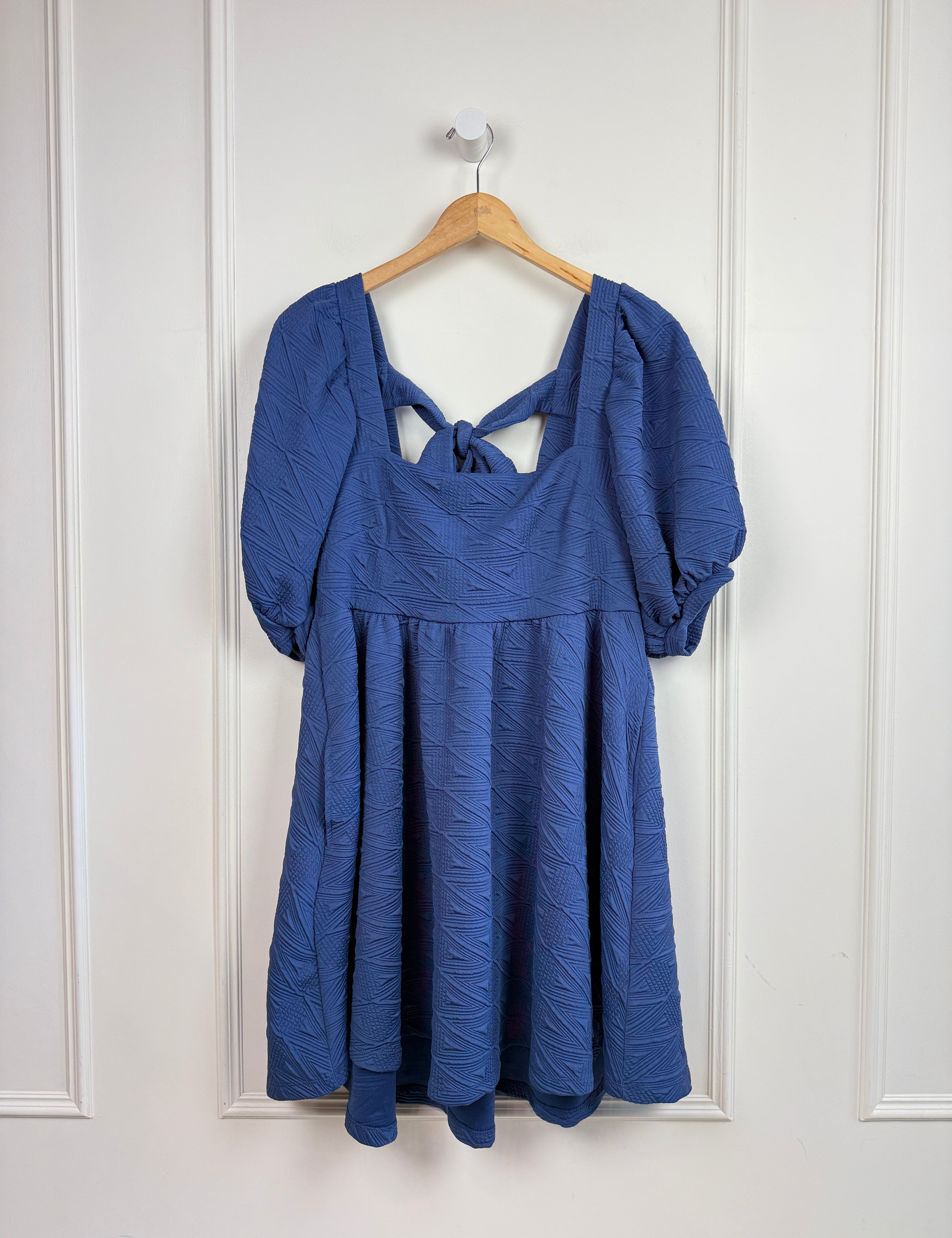 free people blue mini dress Free People Free-Est Blue Tunic Mini Dress