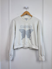 Ganni Butterfly Sweatshirt (XL)