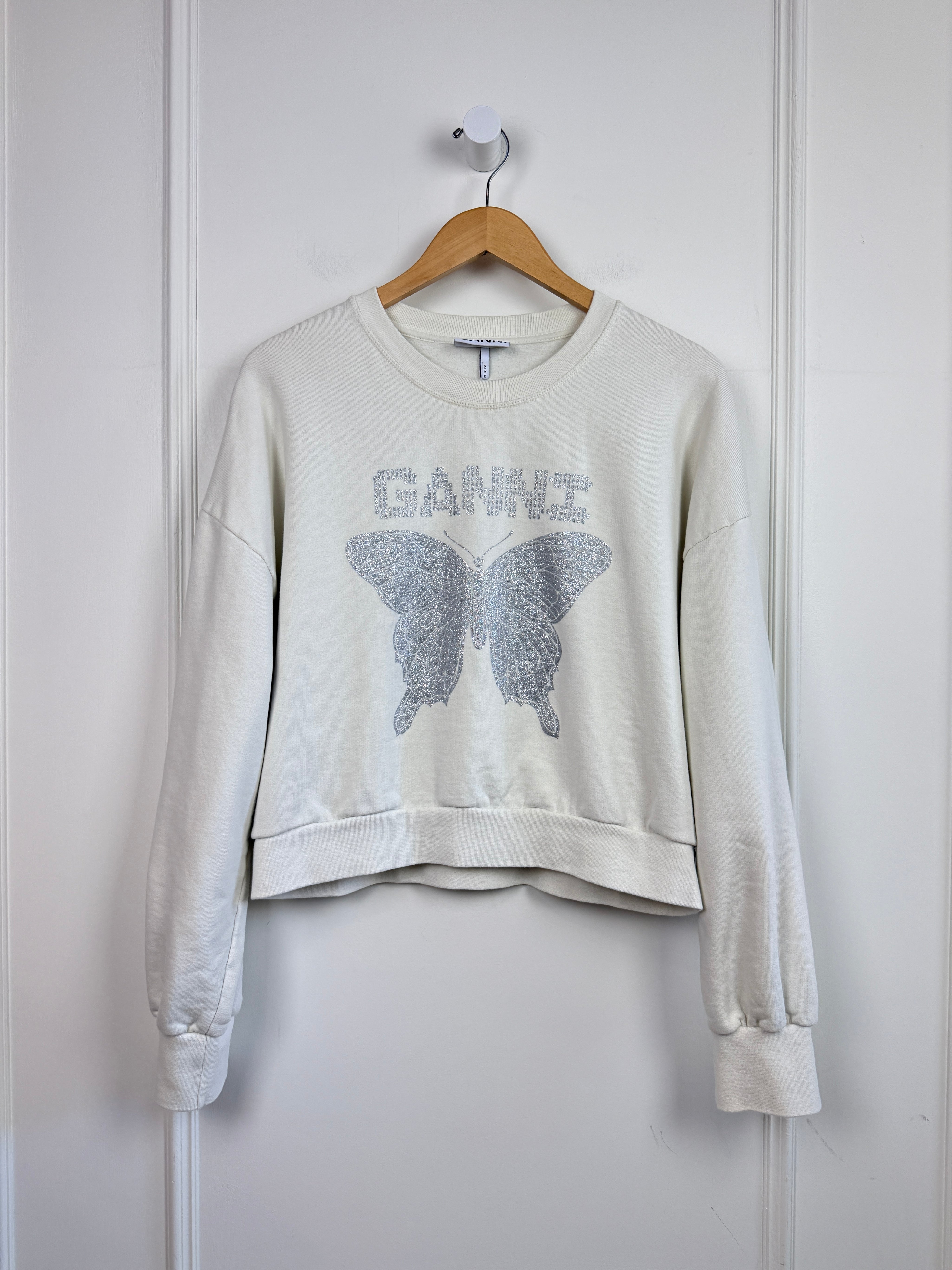 Ganni Butterfly Sweatshirt (XL)