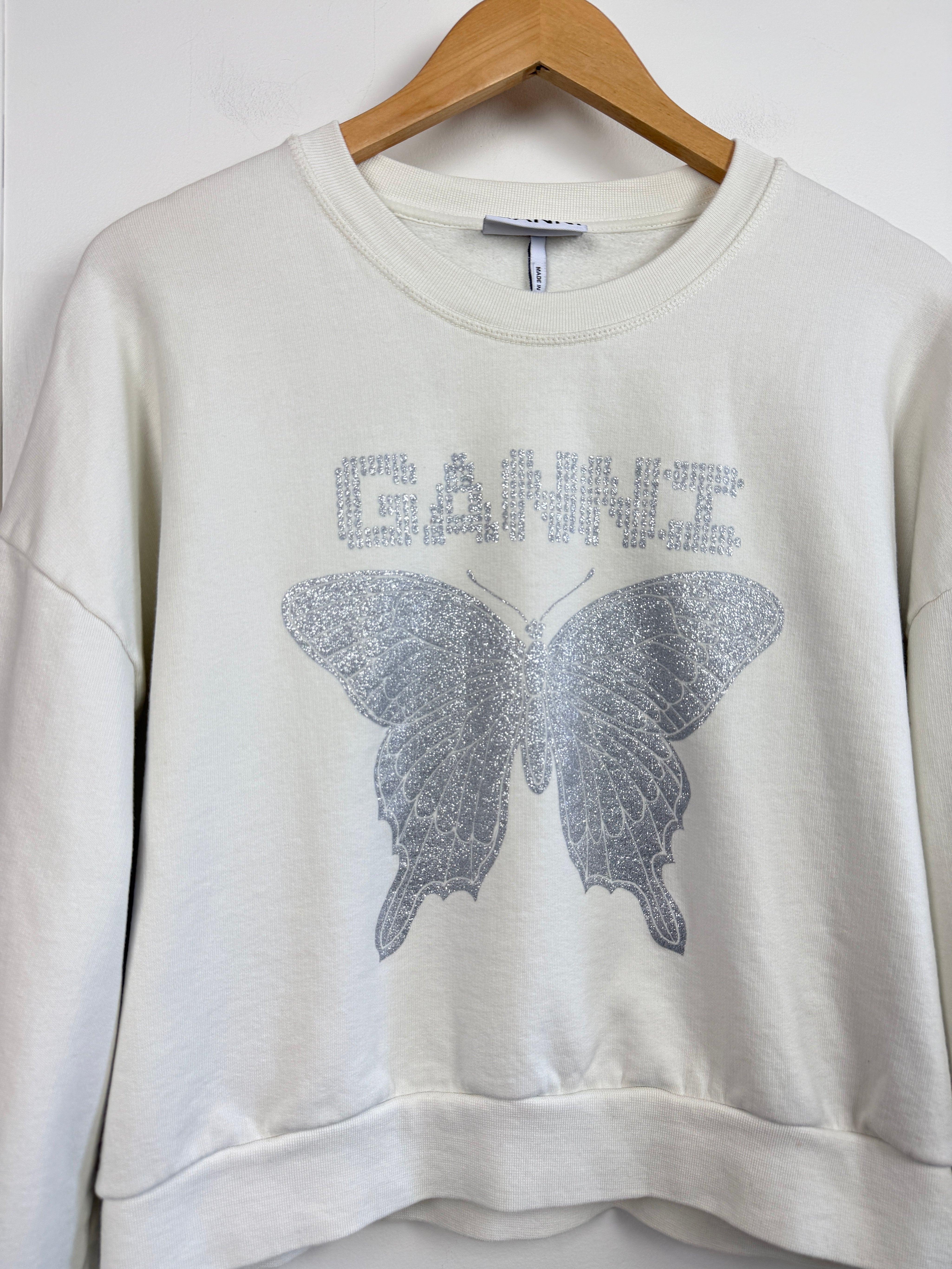 Ganni Butterfly Sweatshirt (XL)