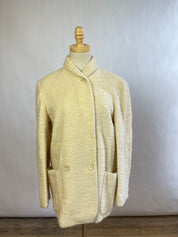 Vintage Neiman Marcus Boucle Cream Blazer (L)