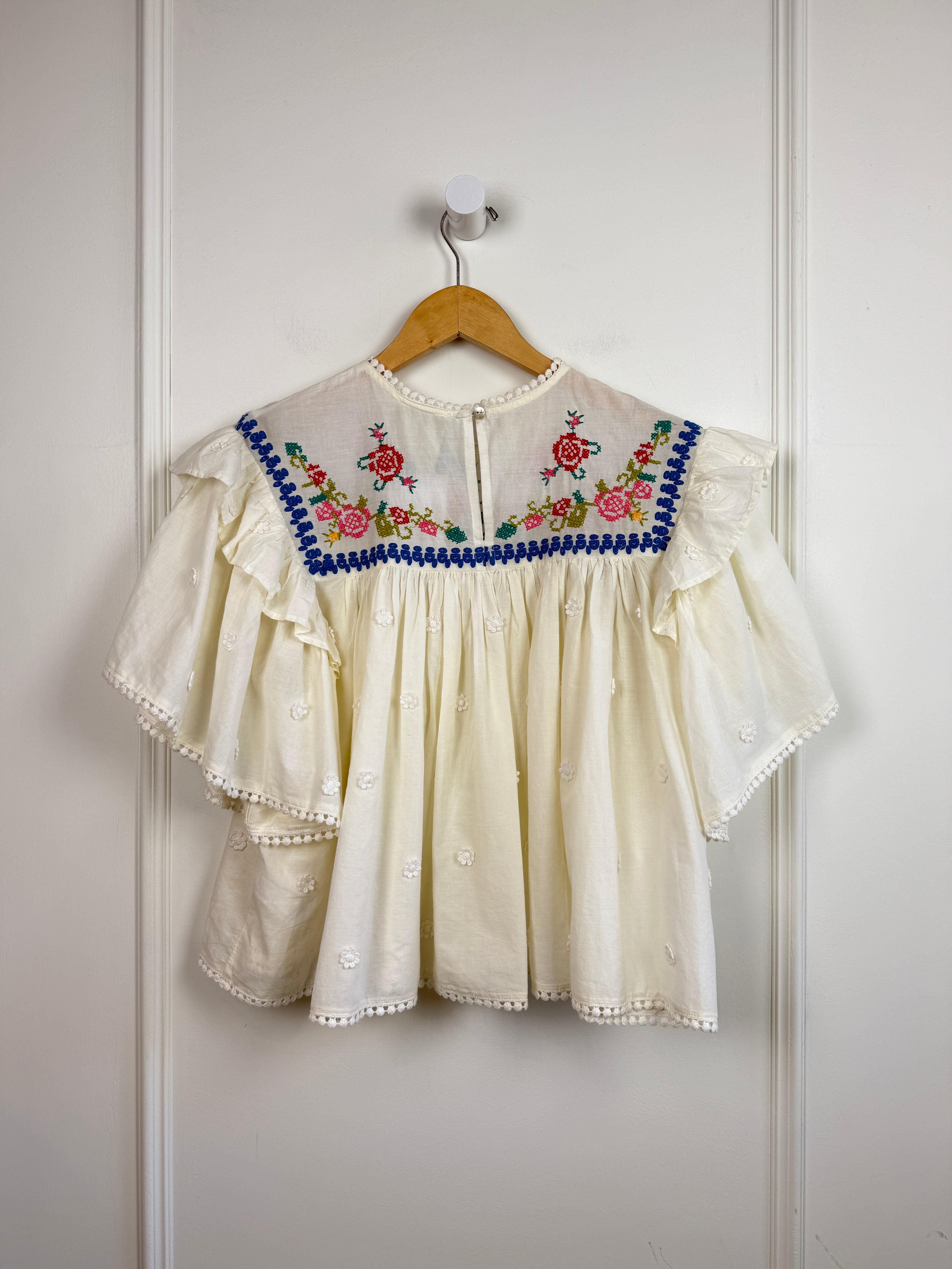 Farm Rio Embroidered Top (S)