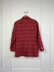 Derek Lam Crosby Red Tweed Blazer (4/S)