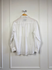 Nili Lotan White Pleated Blouse (S)