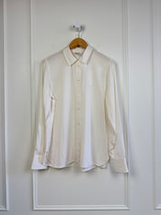 Vince White Silk Top (L)