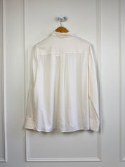 Vince White Silk Top (L)