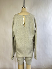 Helmut Lang Grey Knit Romper (L)