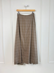 Soeur Brown Plaid Skirt (S/34)
