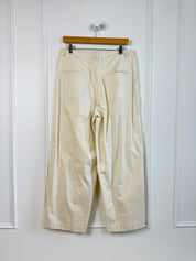 Deiji Studios Drawstring Cream Trouser (M)