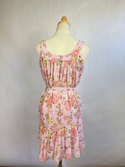 Saloni Pink Silk Mini Dress (4/S)