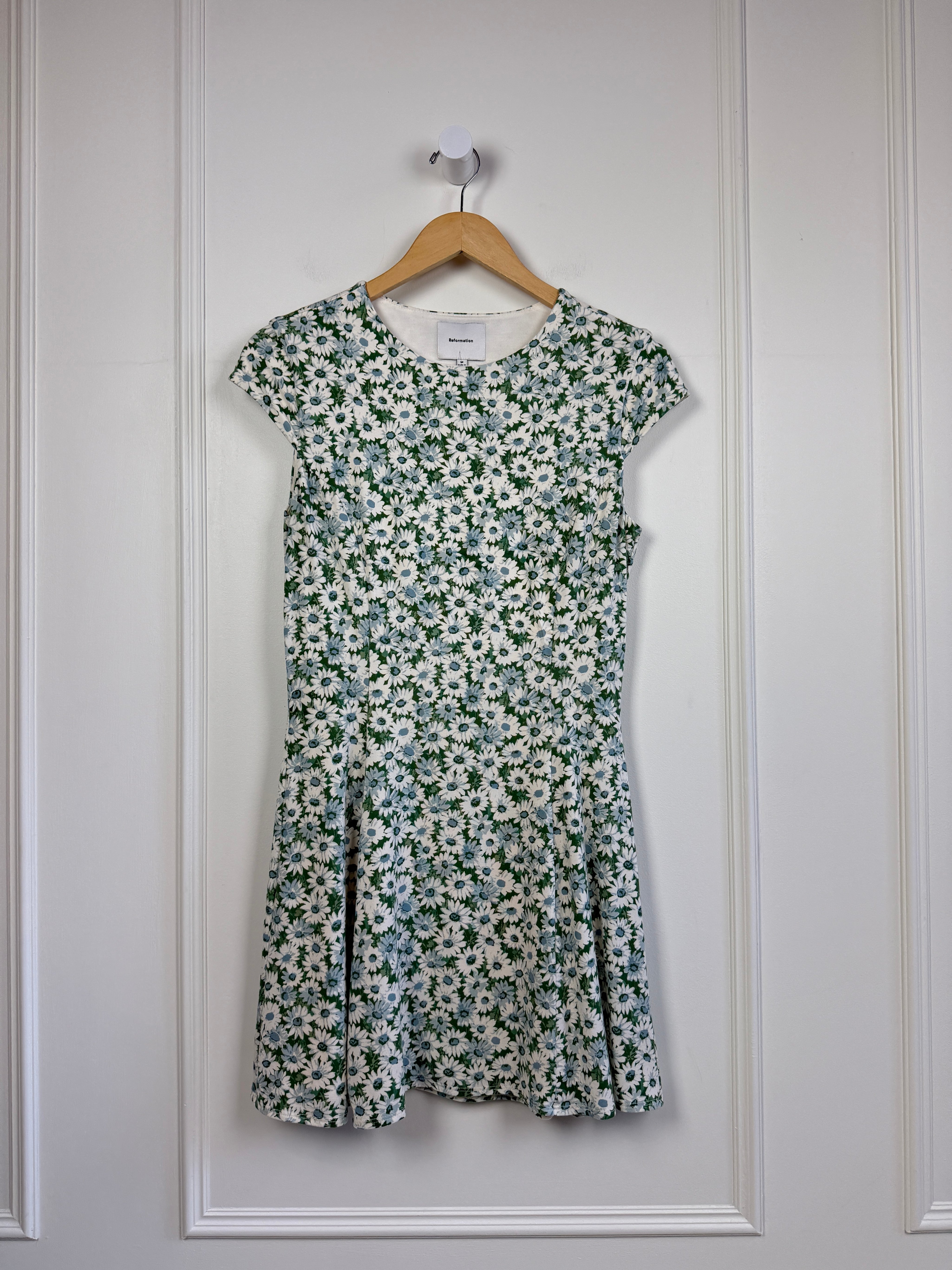 Reformation Knit Floral Dress (M)