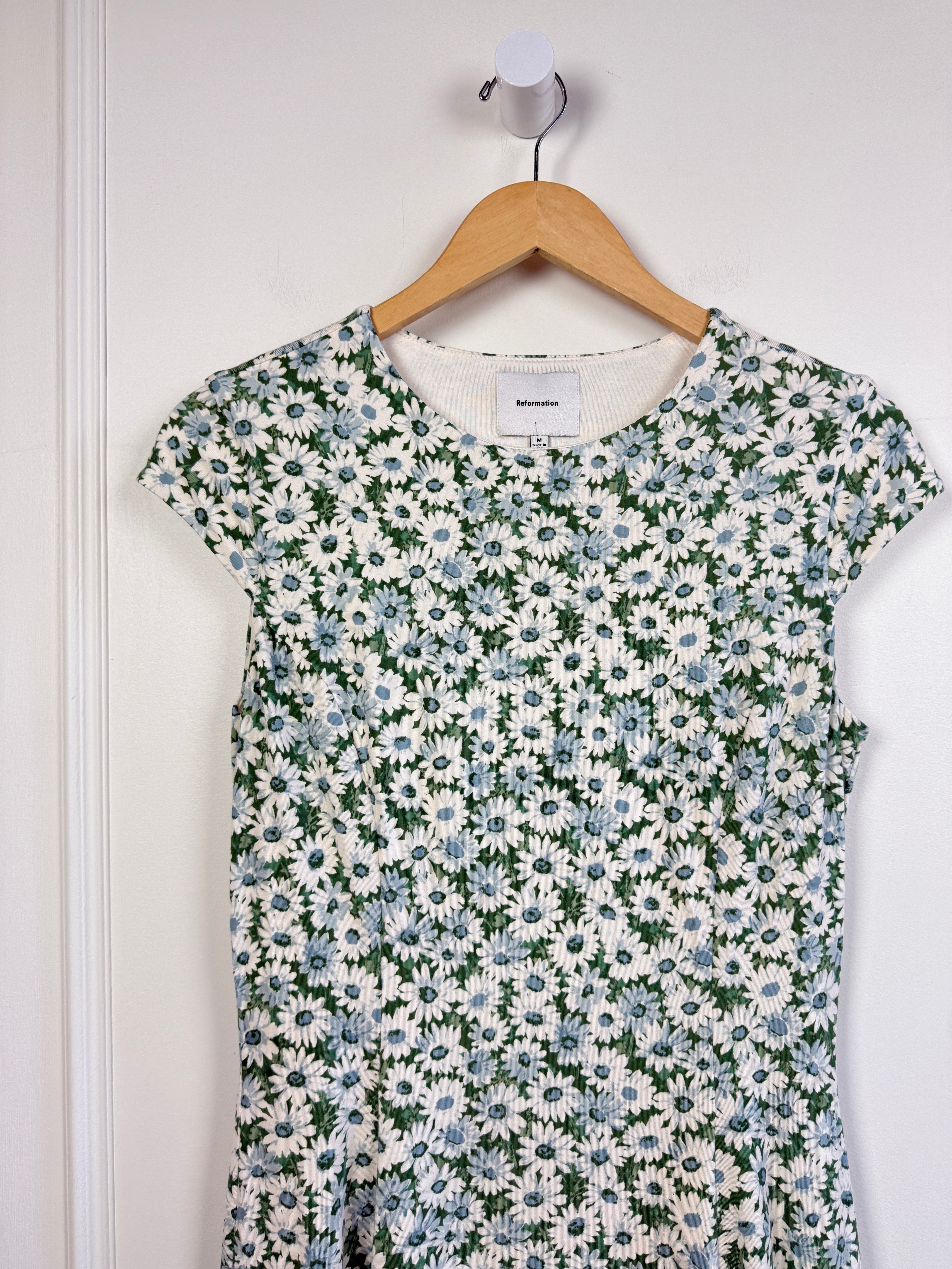 Reformation Knit Floral Dress (M)