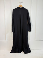 Honest Cotton Black Dress (OS)