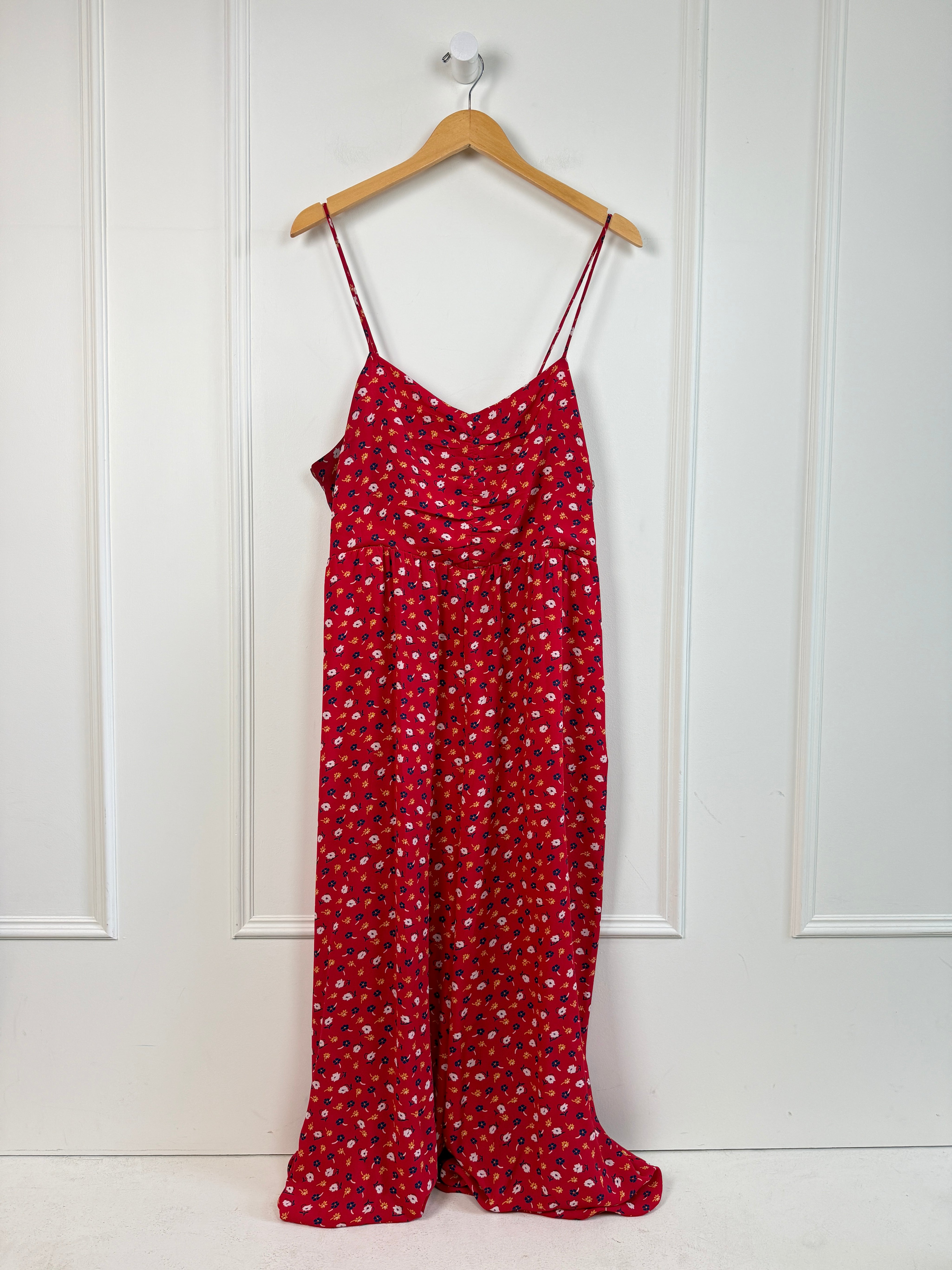 Madewell Red Jumpsuit (18/XXL)