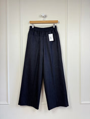 Nico Blue Wool Pull on Pants (M)