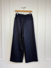 Nico Blue Wool Pull on Pants (M)