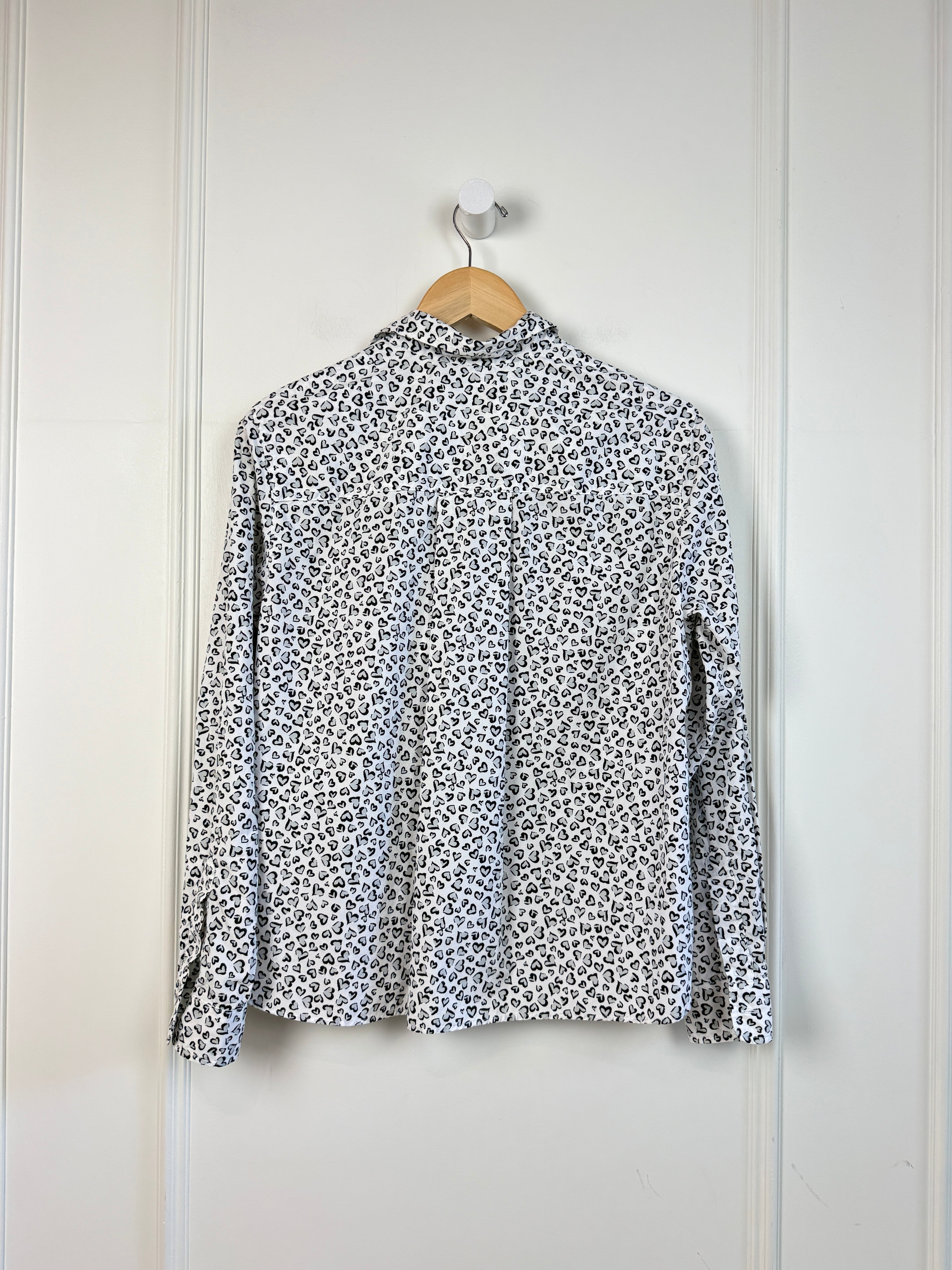 Frank & Eileen Heart Pattern Button Down (S)