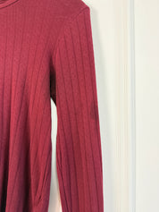 Donni Red Pointelle Tee (M)