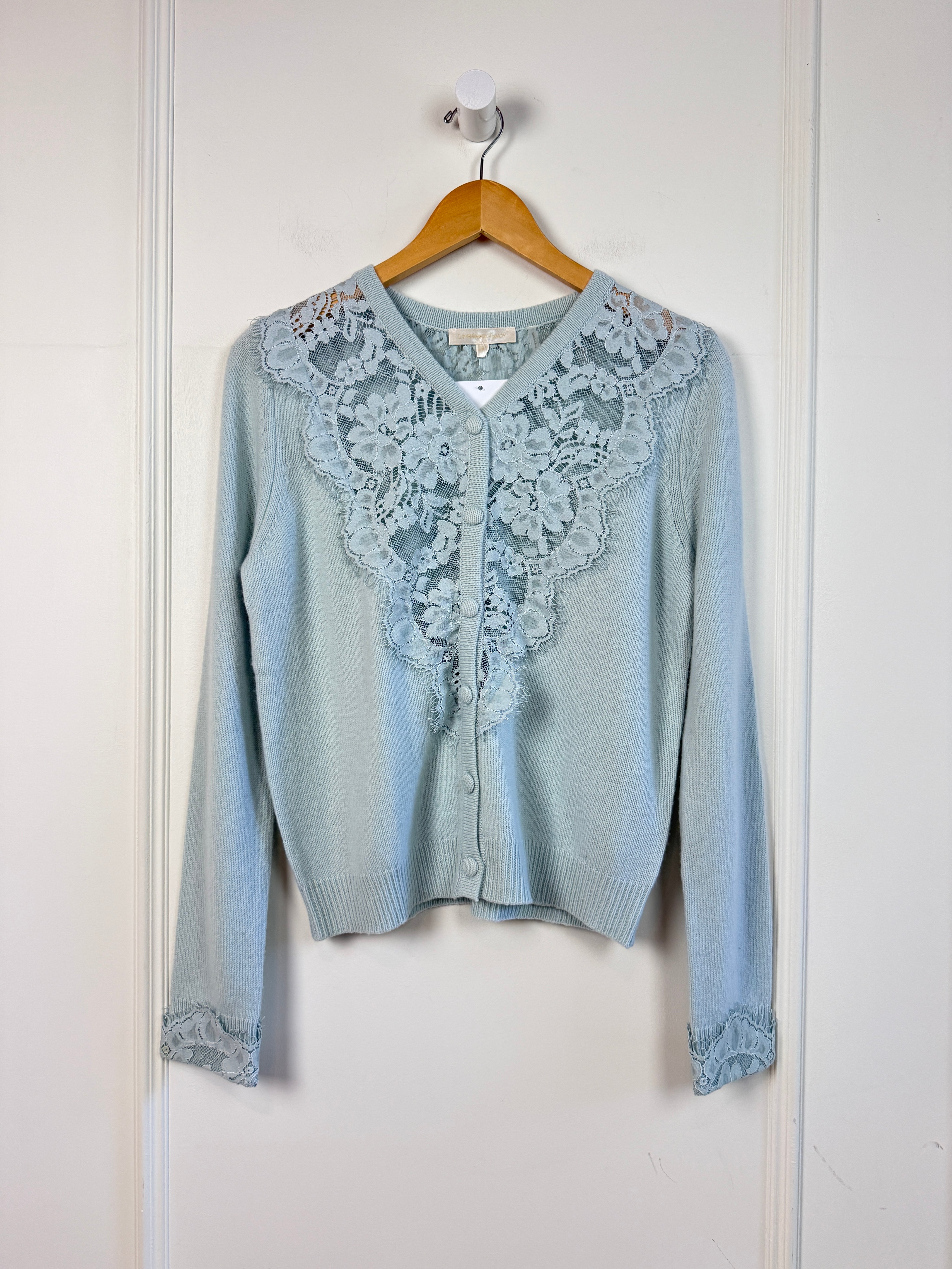 LoveShackFancy Blue Sweater (S)