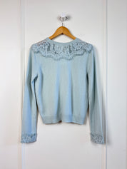 LoveShackFancy Blue Sweater (S)