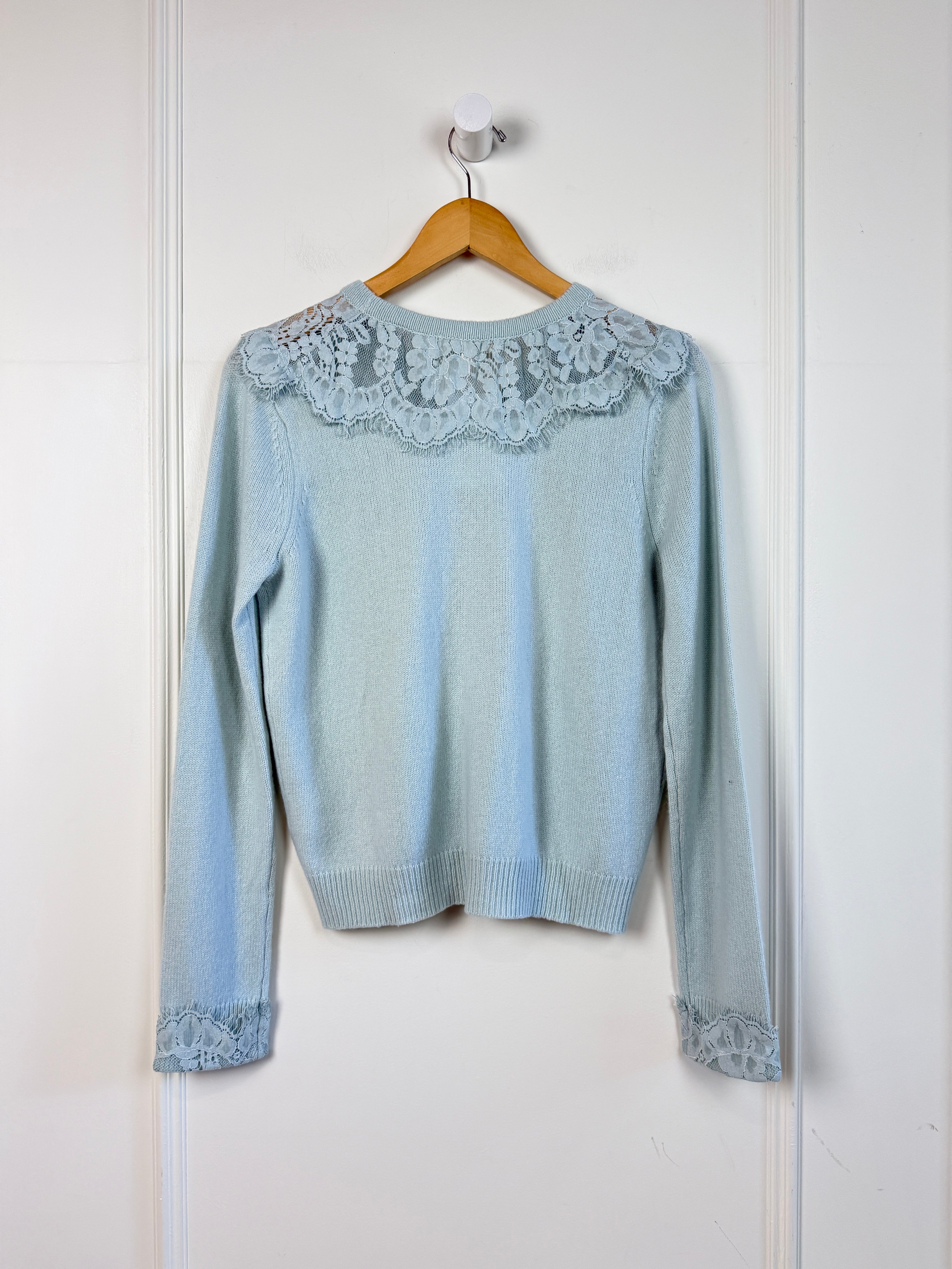 LoveShackFancy Blue Sweater (S)