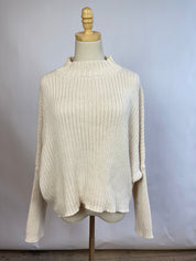 Honest Cotton Cream Sweater (OS)