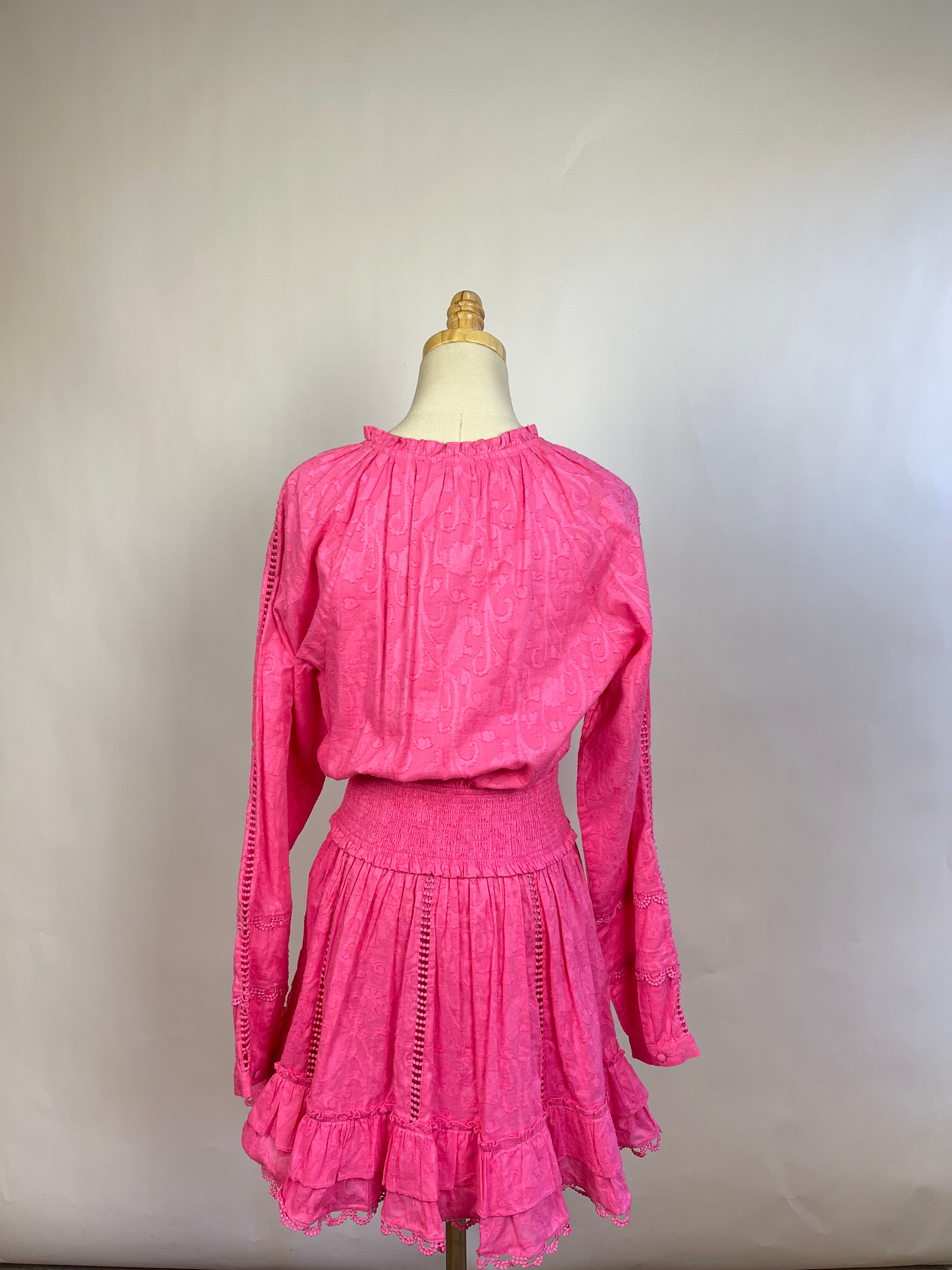 Hemant & Nandita Pink Mini Dress (S)