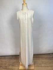 White + Warren "Cotton Linen Dress" (L)