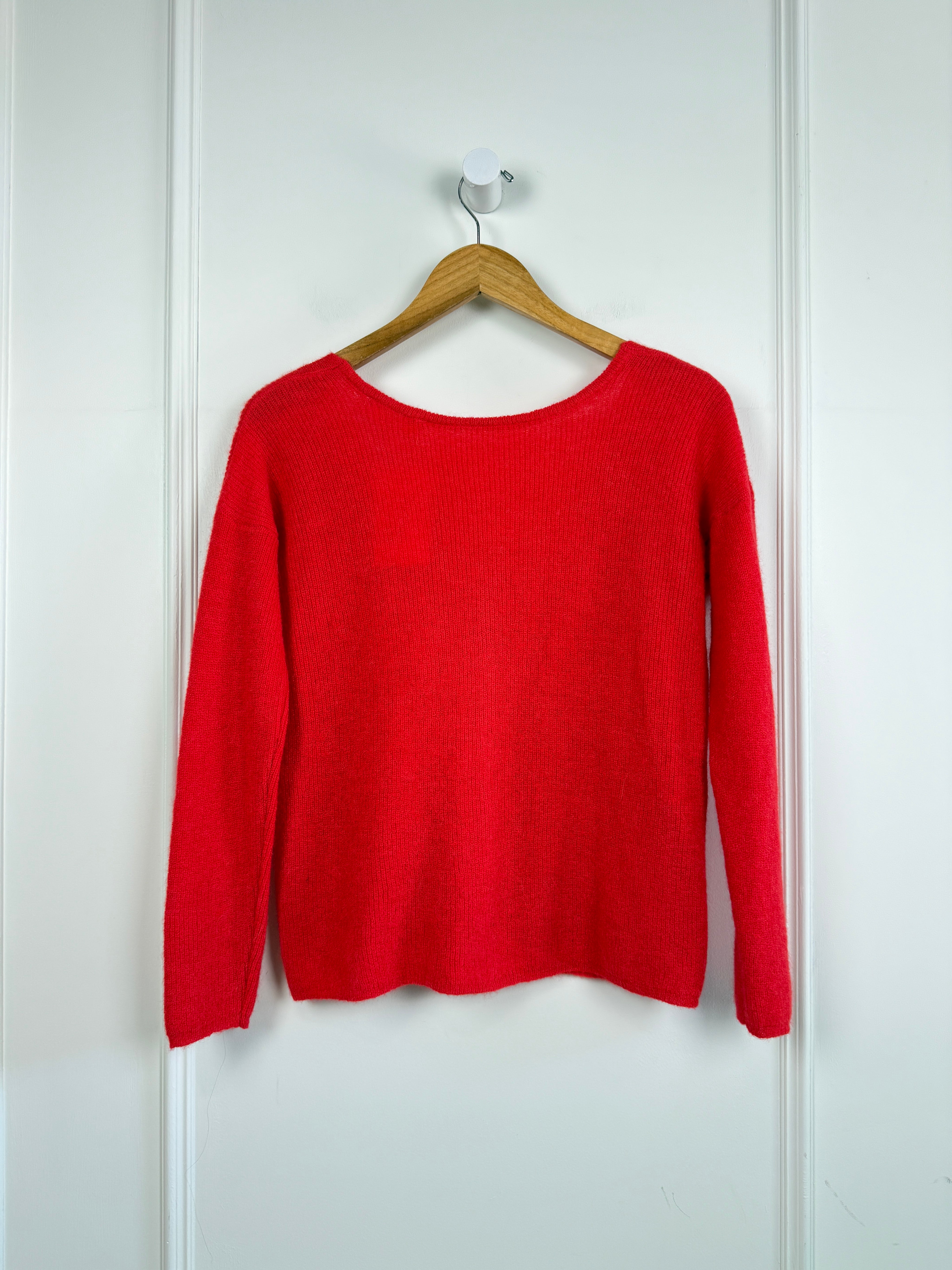 Sezane Barry Red Cardigan (XXS)