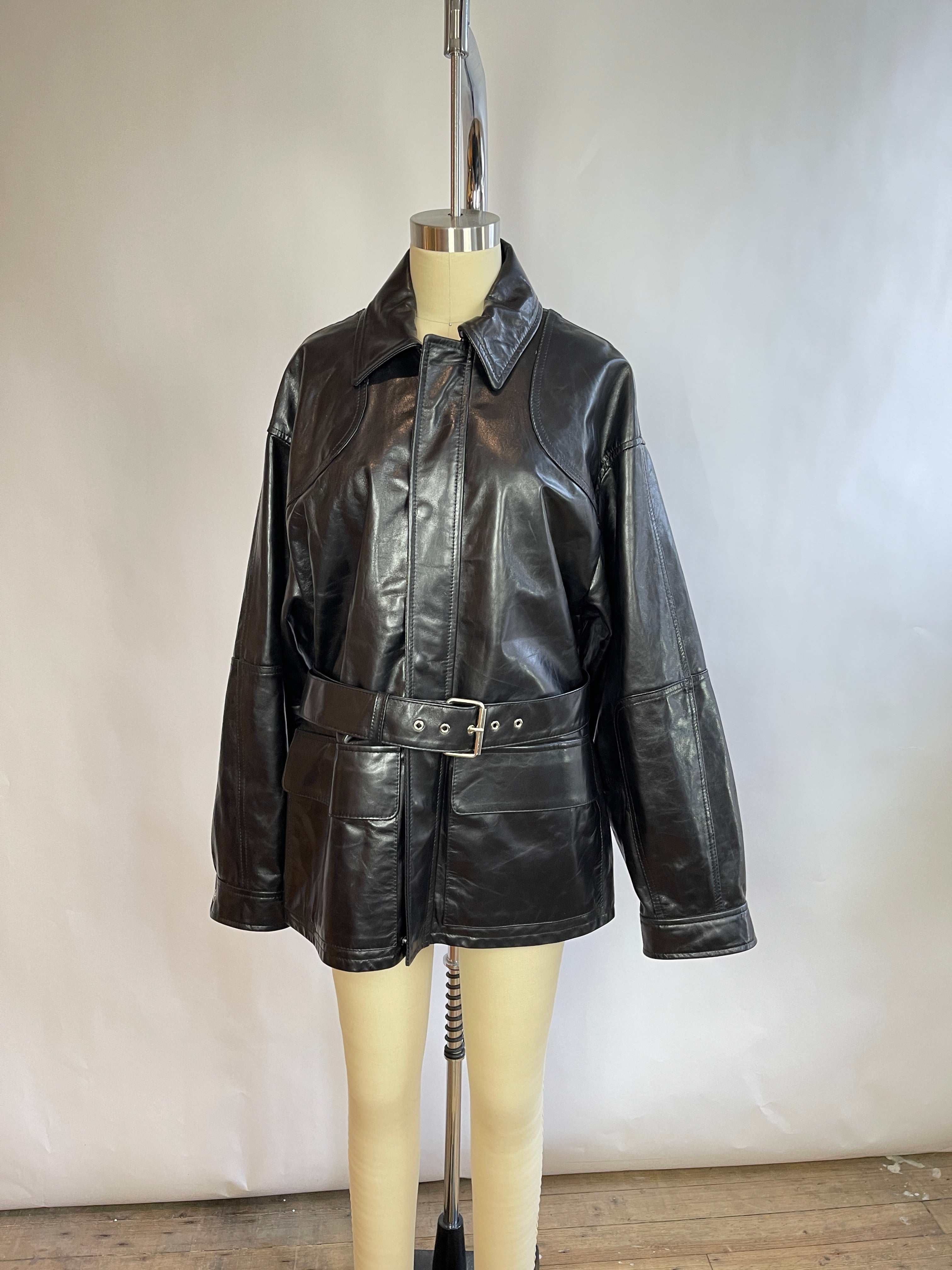 Maryam Nassir Zadeh Ramon Leather Jacket (XS)