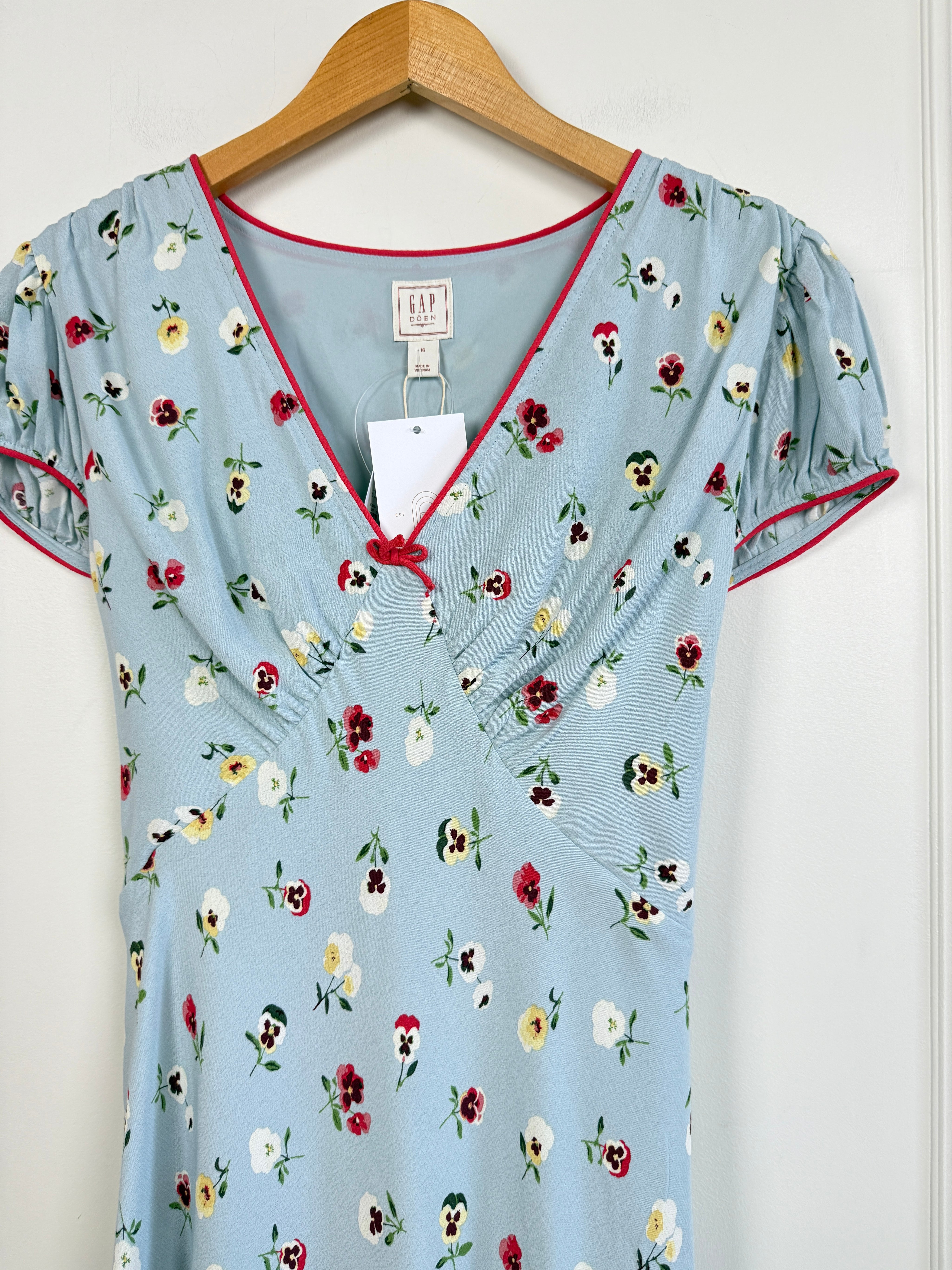 Gap x Doen Blue Mini Dress (16/XL)