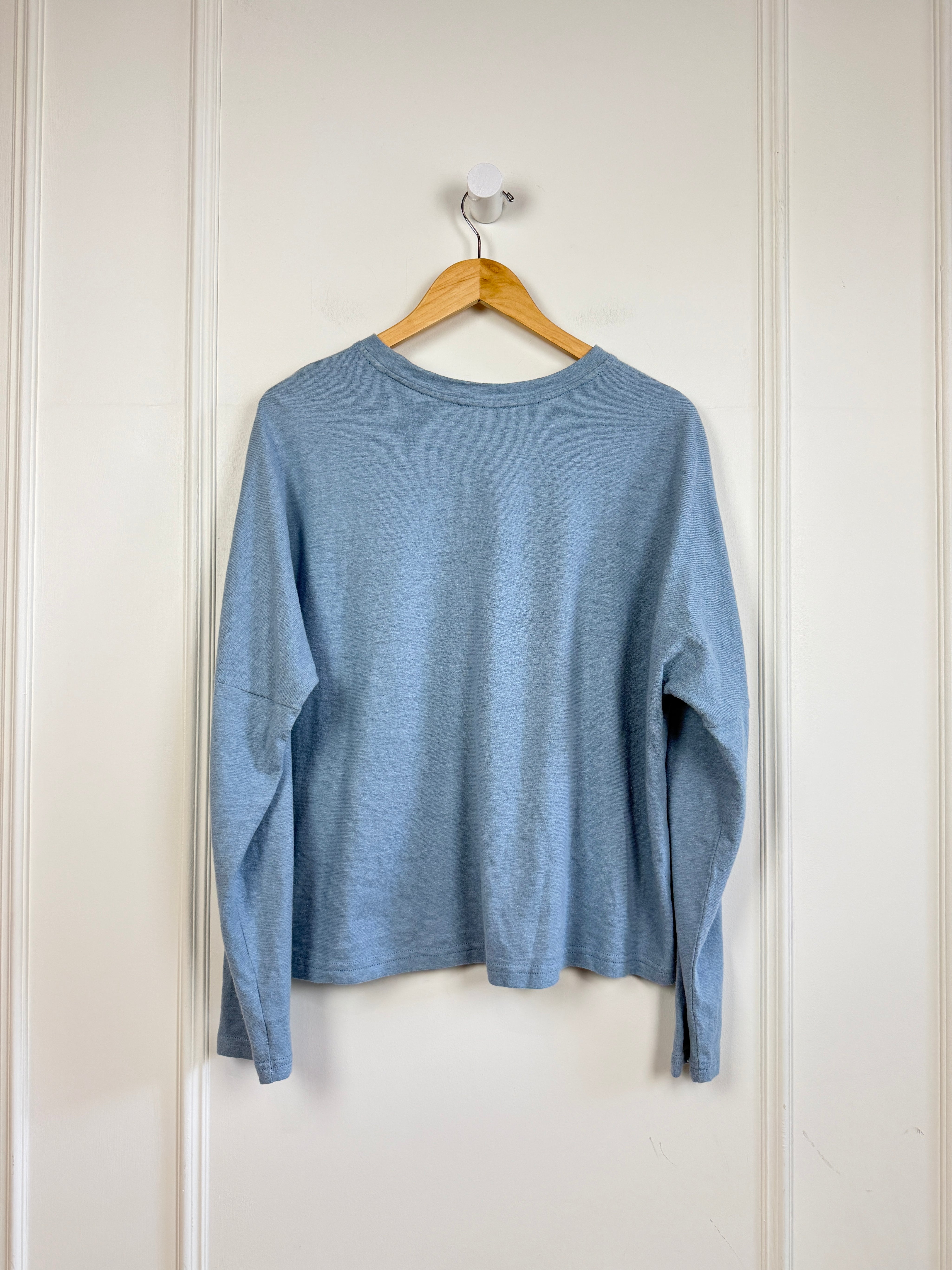 Deiji Studios Blue Long Sleeve Top (S)