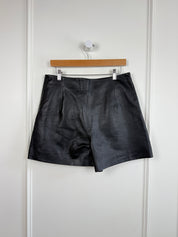 Sezane Lamb Leather Shorts (L/42)