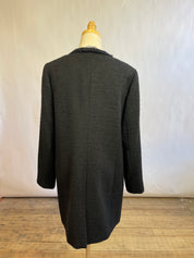 J Crew Black Pea Coat (L/12)