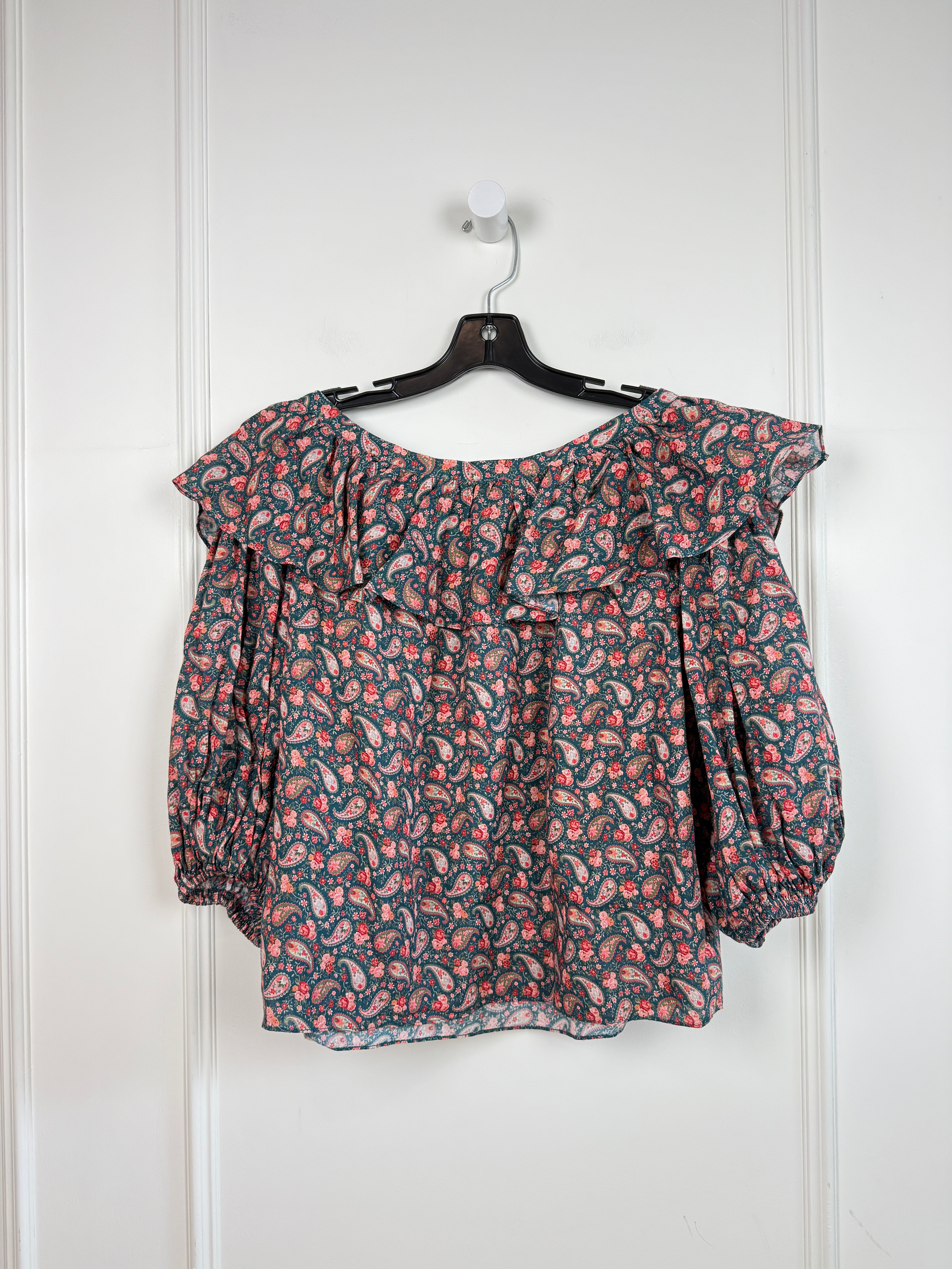 Doen Paisley Cielito Off The Shoulder Blouse (L)