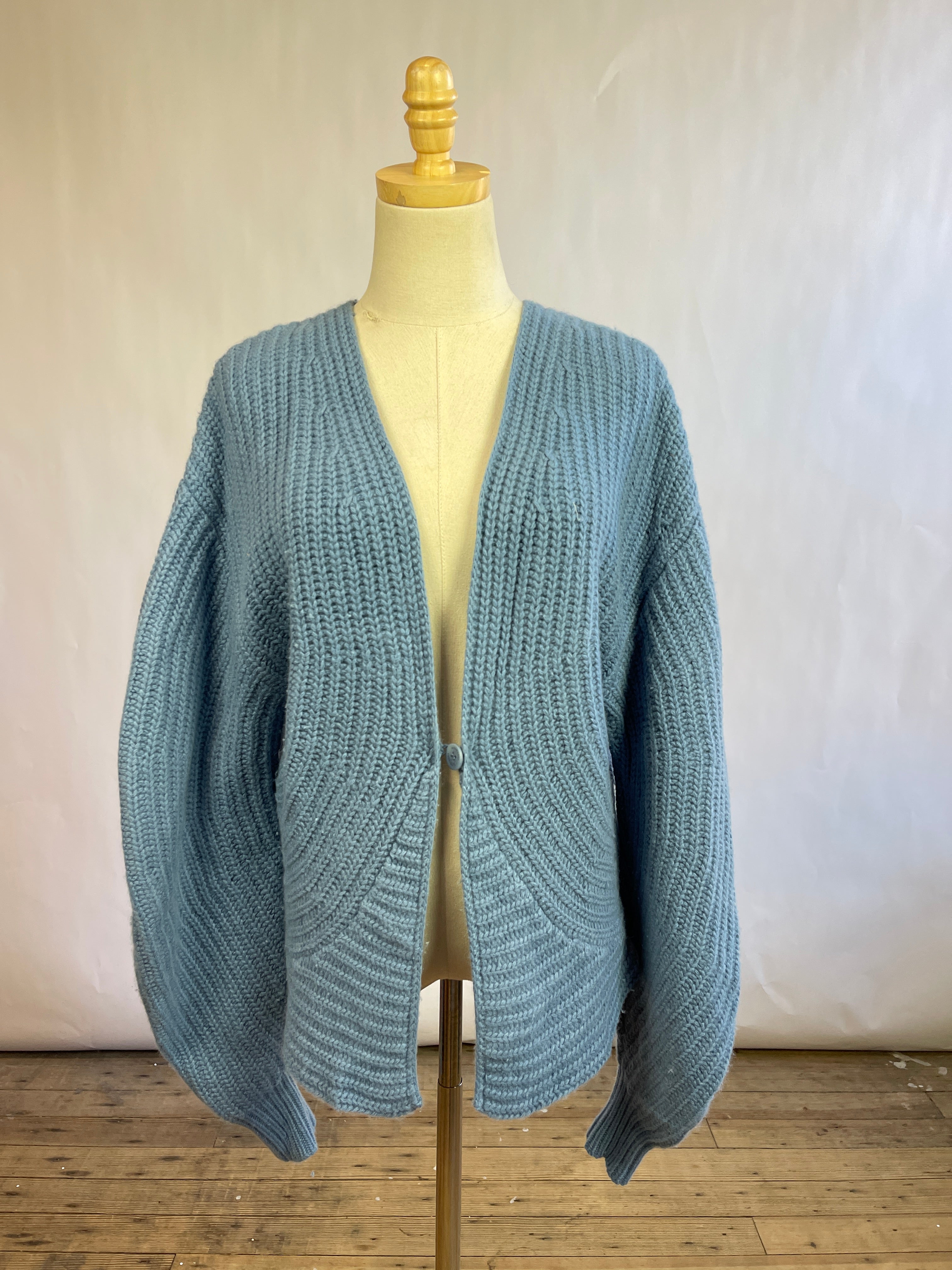 Altuzarra Blue Cashmere Cardigan (XS)