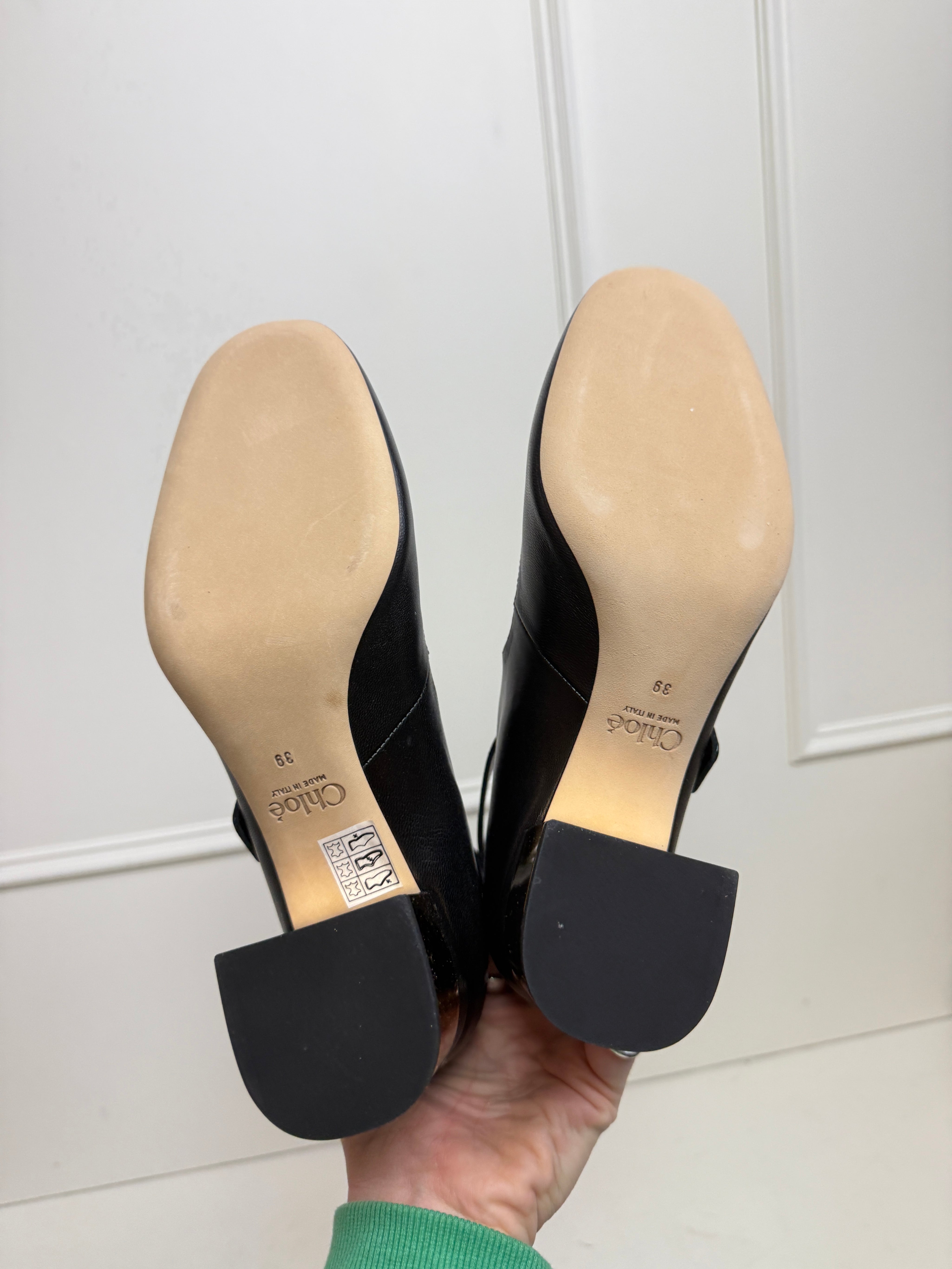 Chloe Alize Leather Pumps (39)