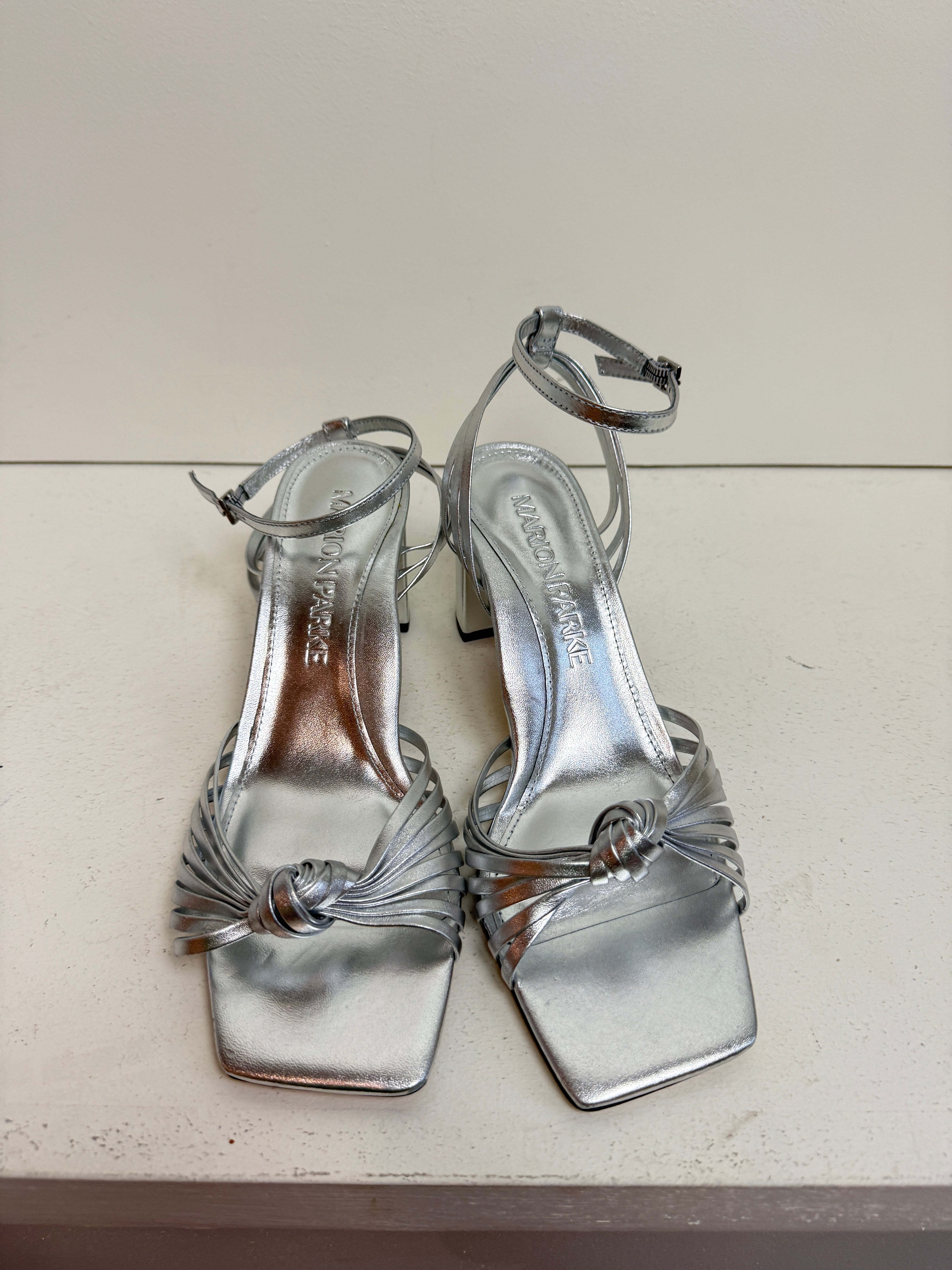 Marion Parke Silver Faye Heels (39)