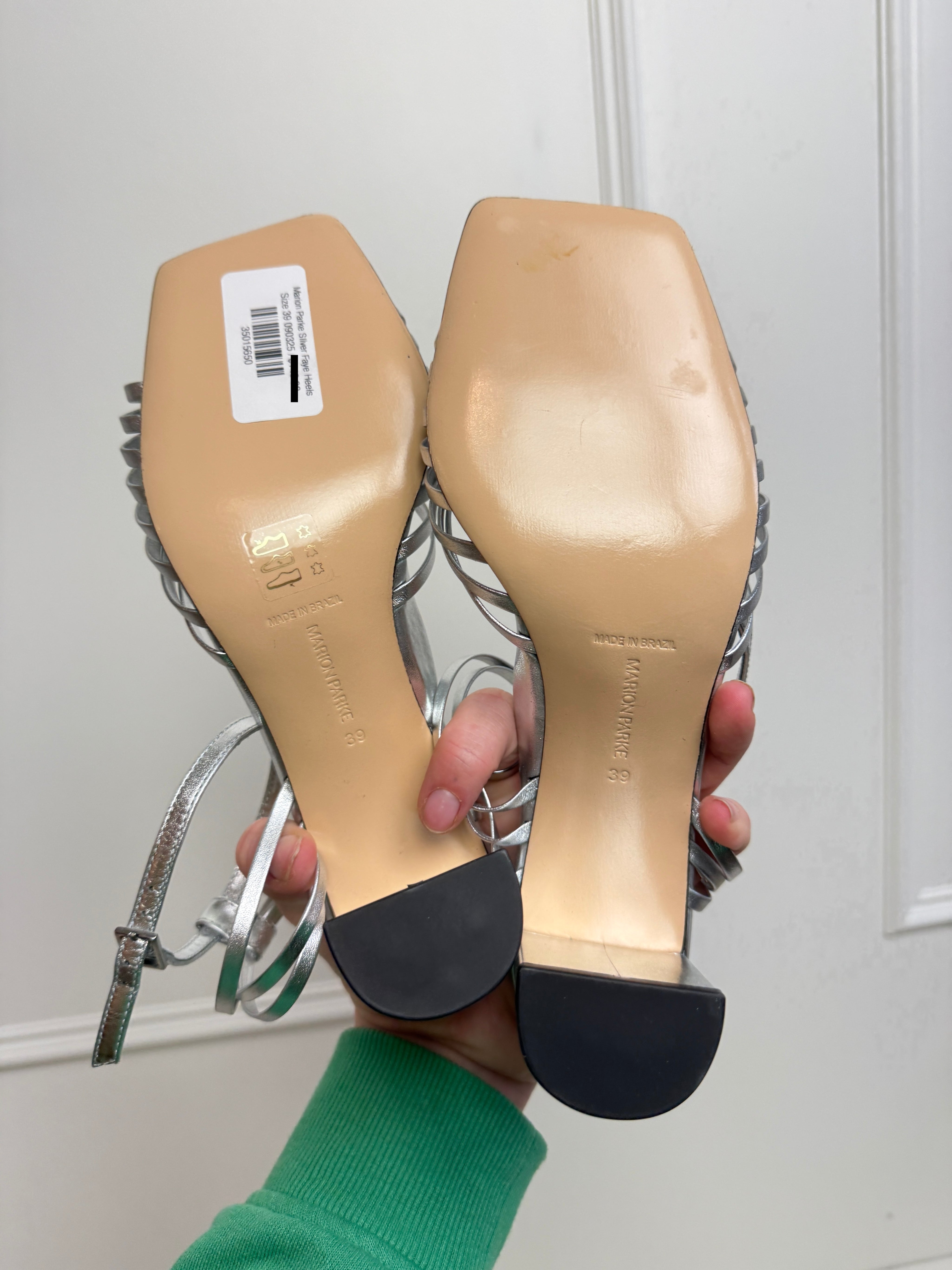 Marion Parke Silver Faye Heels (39)