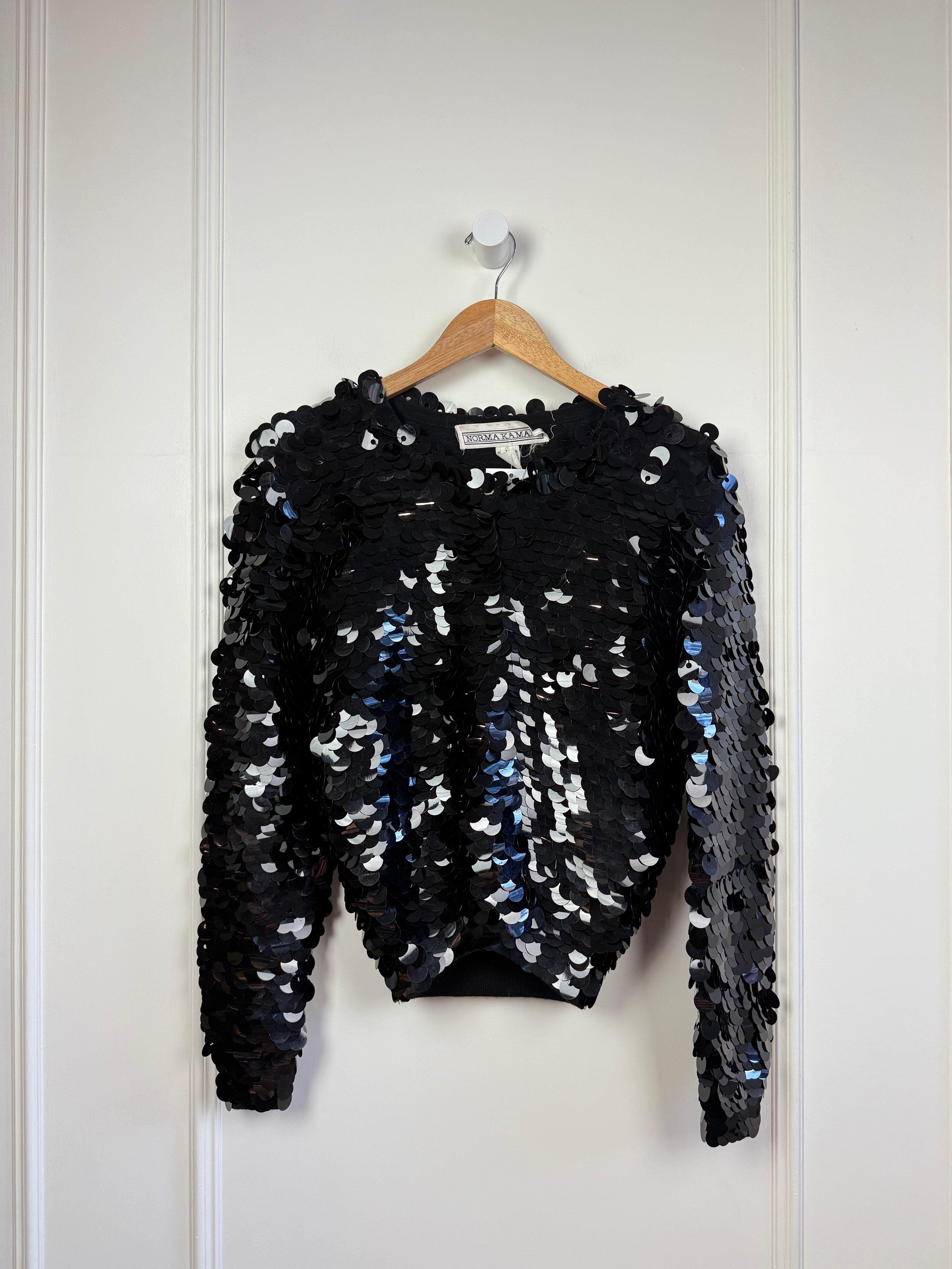 Vintage Norma Kamali Sequin Jacket (M)