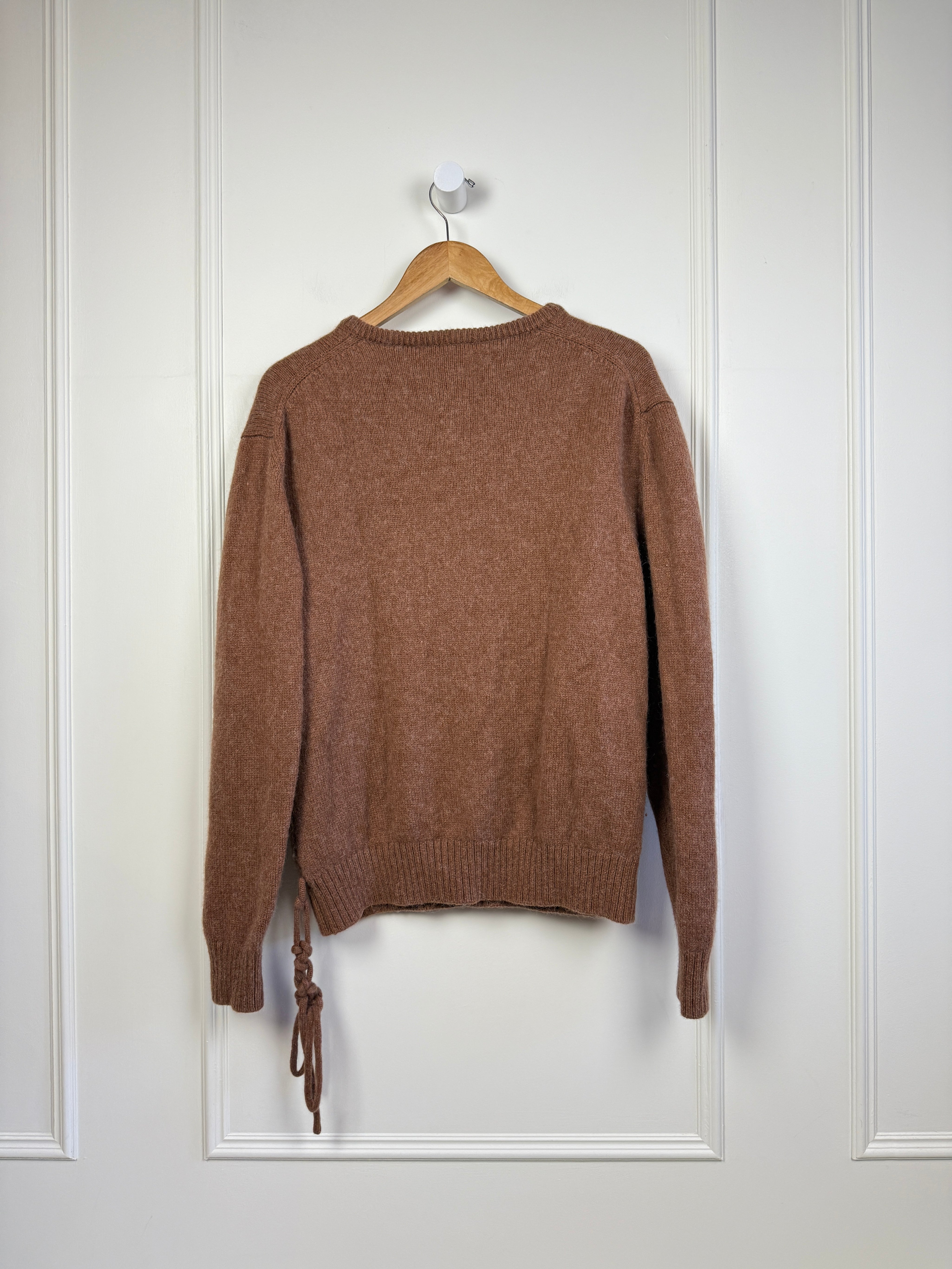 Le 17 Septembre Brown V Neck Sweater (38/M)
