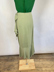 Rodebjer Green Wrap Skirt (M)