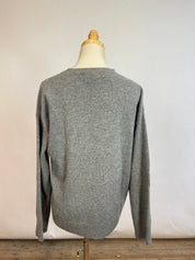 Skull Cashmere Embroidered Sweater (M)